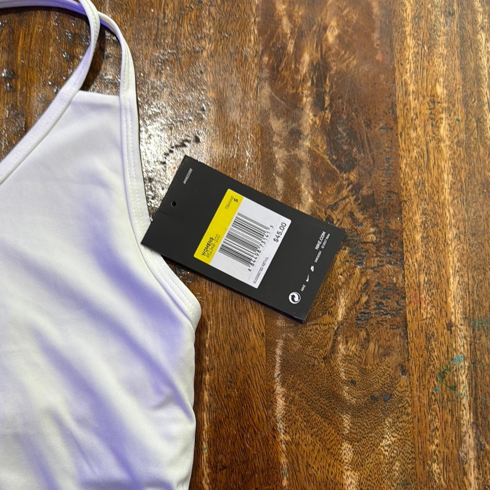 Nike White Strappy Dry Fit Tank Top - Picture 4 of 5